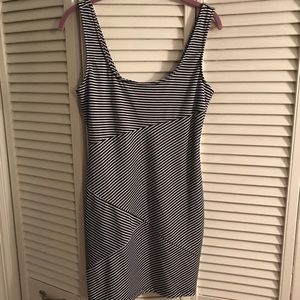 Sunny and 74 striped cocktail dress size M